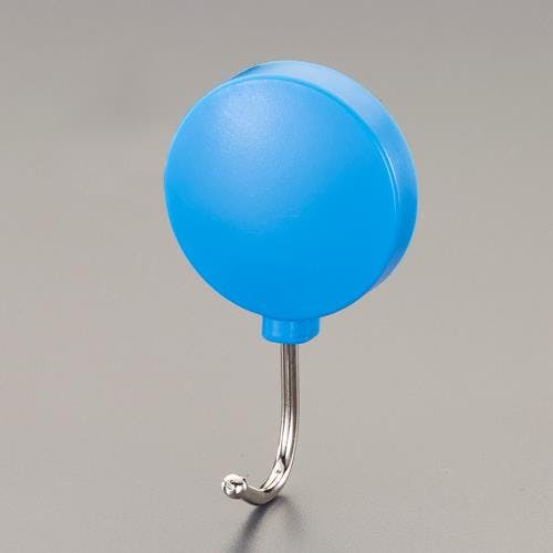 マグネットフック(スイング型/ブルー) 45x33x97mm EA762FG-294 4550061487518【別送品】