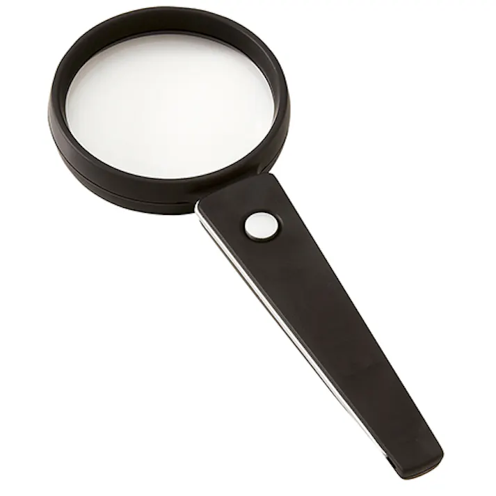 池田レンズ工業 ハンドルーペ(LEDライト付) x2.5/75mm EA756FC-7 4550061487693【別送品】