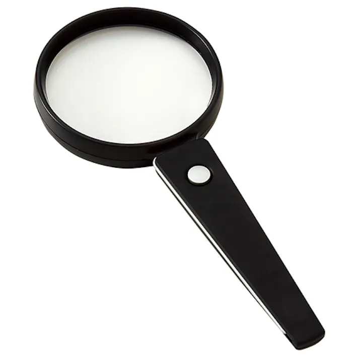 池田レンズ工業 ハンドルーペ(LEDライト付) x2.0/90mm EA756FC-8 4550061487709【別送品】