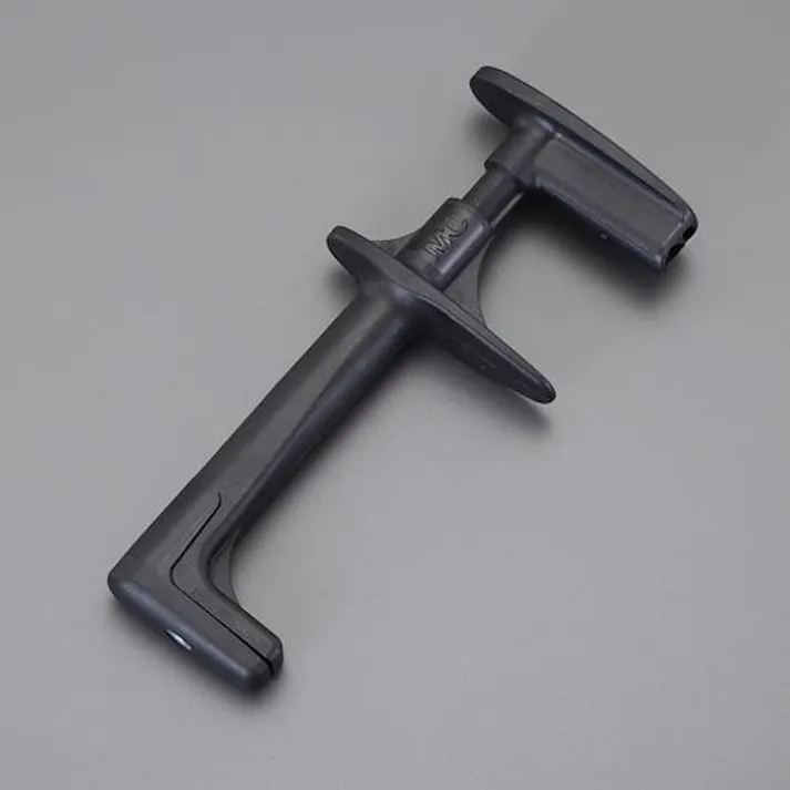 ESCO テストクリップ (フラットグリップ/黒) EA707NC-66 4550061498781(CDC)【別送品】