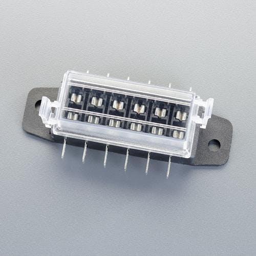 自動車用平型ヒューズブロック DC12・24V/15A/6極 EA758ZR-251 4550061512371【別送品】
