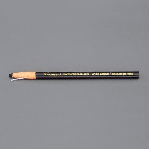 油性色鉛筆(黒/2本) [現場用] EA765MC-61 4550061574072【別送品】