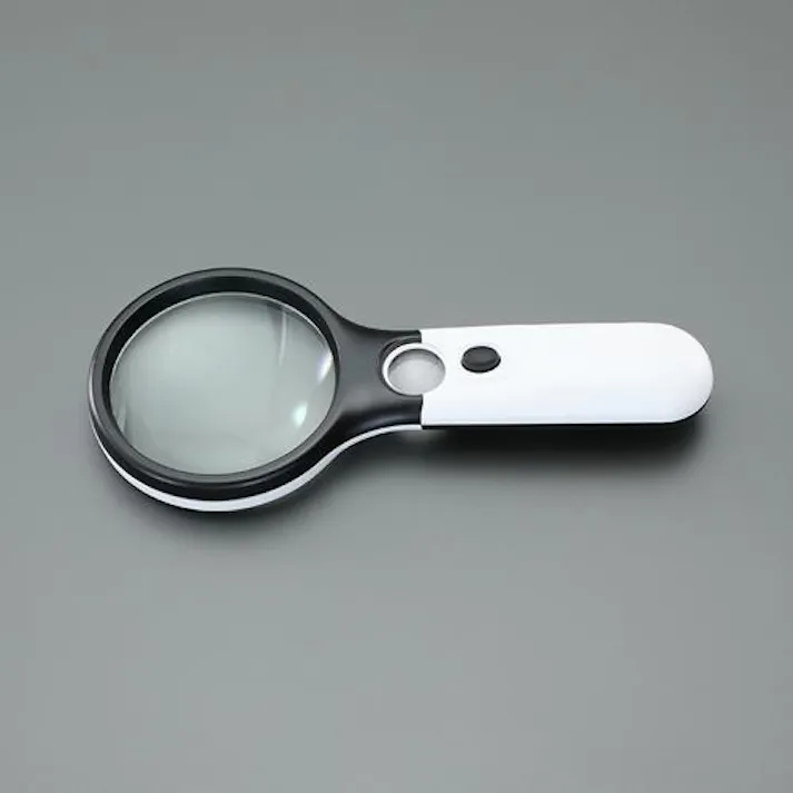 ルーペ(LEDライト付) x3.0/x12.0/φ75mm EA756MH-2 4550061576878【別送品】