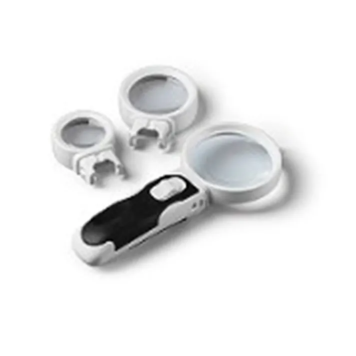 ルーペ(LEDライト付・差替式) x2.5/x5.0/x8.0 EA756MH-6 4550061576892【別送品】