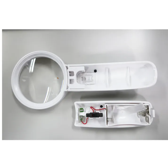 ルーペ(LEDライト付・差替式) x2.5/x5.0/x8.0 EA756MH-6 4550061576892【別送品】
