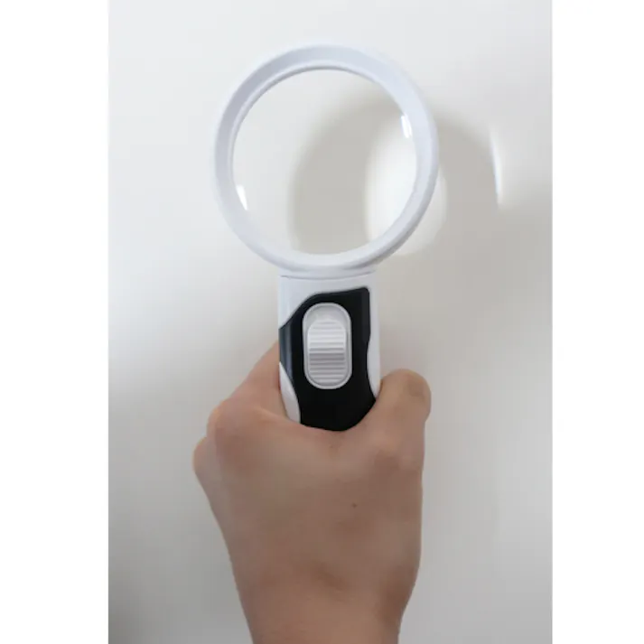 ルーペ(LEDライト付・差替式) x2.5/x5.0/x8.0 EA756MH-6 4550061576892【別送品】