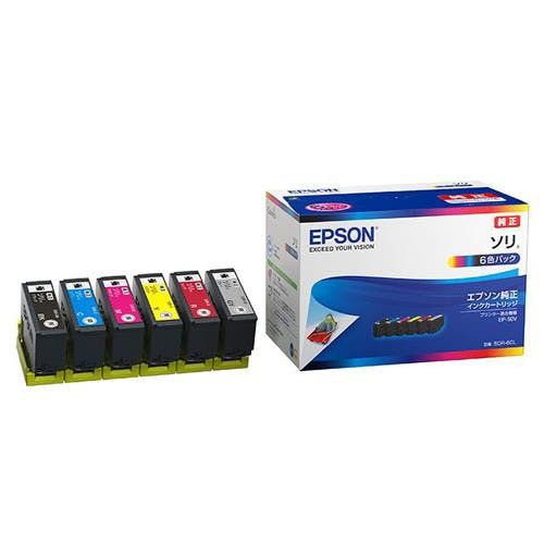 エプソン(EPSON) [エプソン] インクカートリッジ(6色セット/SOR-6CL) EA759X-150 4550061625361【別送品】