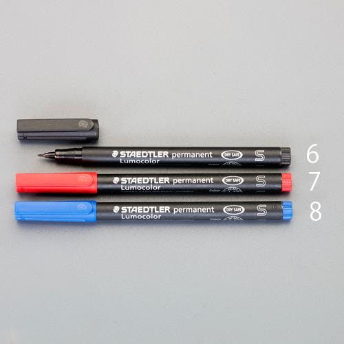 ステッドラー(STAEDTLER) 油性マーカー(ルモカラー) [黒/超極細] EA765MM-6 4550061650264【別送品】