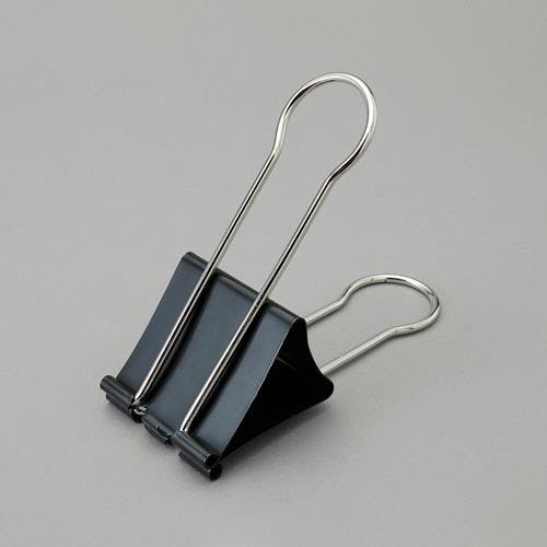 バインダークリップ(特大) 60mm/250枚 EA762FB-20 4550061662618【別送品】