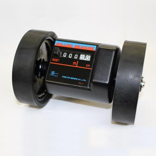 東京ニホス 長さ計測カウンター(φ100mm・二輪) 1cm-1km EA714CB-22 4550061663943【別送品】