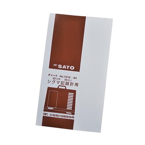 佐藤計量器製作所 記録紙[EA742T用] 32日[55枚] EA742T-3A 4550061666951【別送品】
