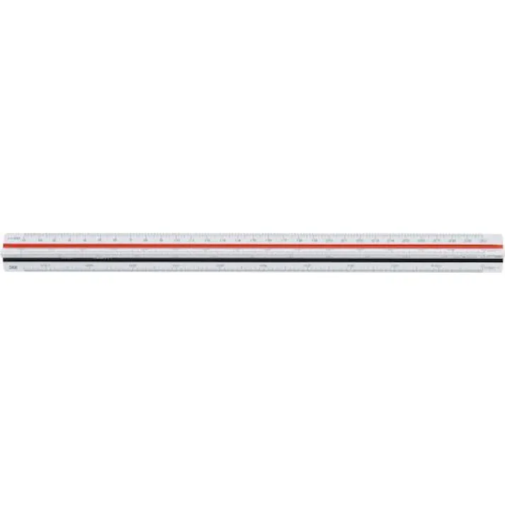 ライオン事務器(LION) 300mm 三角スケール(土木用) EA762AC-7 4550061686478(CDC)【別送品】