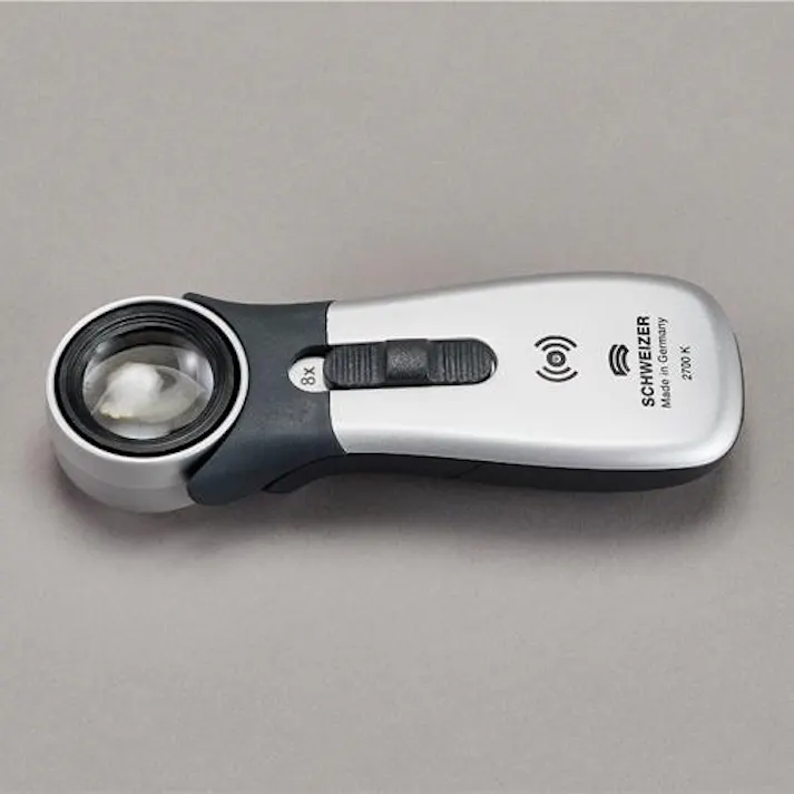 ルーペ(LEDライト付/充電式) x15/16.3mm EA756DM-15 4550061700624【別送品】