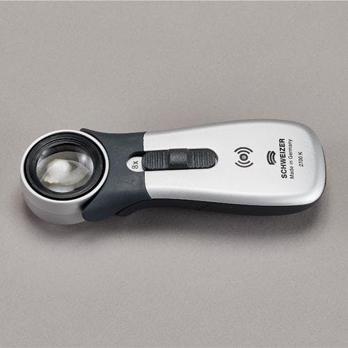 ルーペ(LEDライト付/充電式) x8/30mm EA756DM-13 4550061700655【別送品】