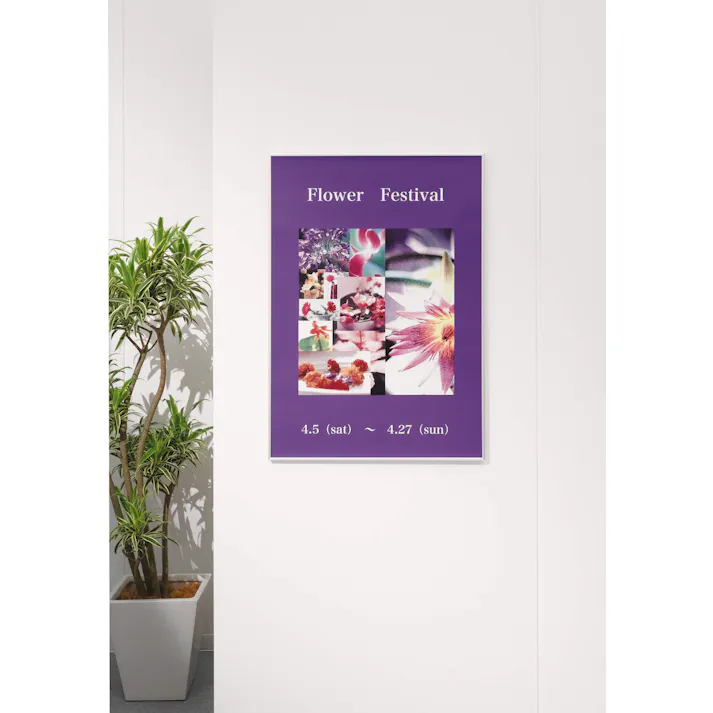 ライオン事務器(LION) ポスターパネル 732x1034mm/B1判 EA761LH-46 4550061703878【別送品】