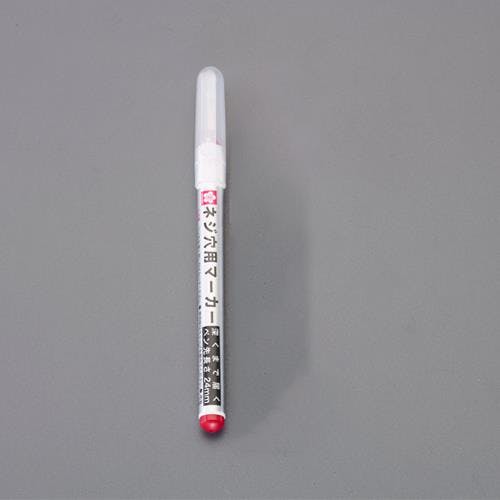 サクラクレパス 油性マーカー(ネジ穴用/12本) [赤/細長] EA765MV-281B 4550061709238【別送品】