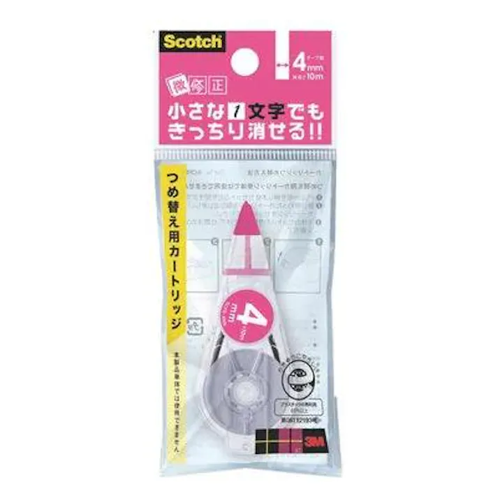 3M 修正テープ(交換用) 4mmx10m EA765BR-76 4550061709337【別送品】