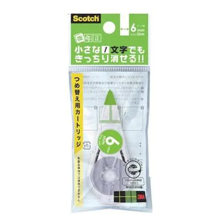 3M 修正テープ(交換用) 6mmx10m EA765BR-78 4550061709351【別送品】