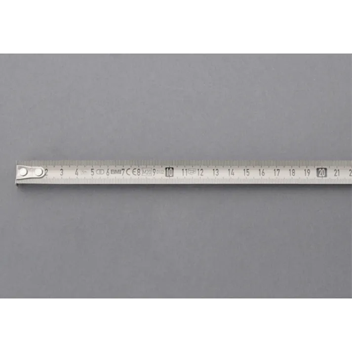 ステンレス製メジャー(ストッパー付) 13mmx3.0m EA720GP-3 4550061717172【別送品】