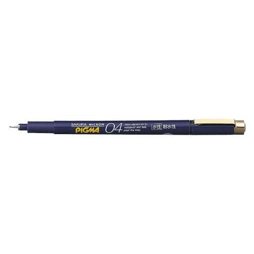サクラクレパス 水性デザイン用ペン(耐水/耐光性) [黒] 0.4mm EA765MV-214 4550061732595【別送品】