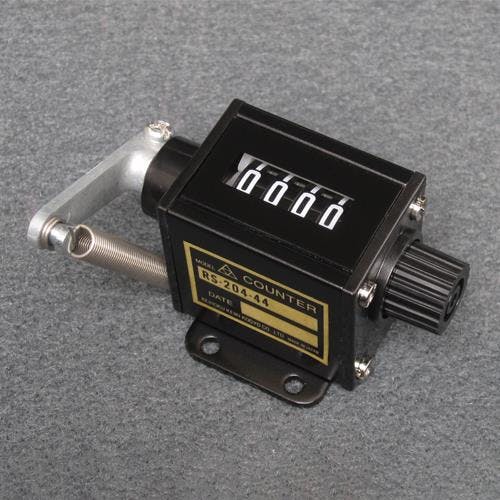 京北計器工業 ラチェット式カウンター(左ハンドル/トップカミング) [4桁] EA714CA-4 4550061736098【別送品】