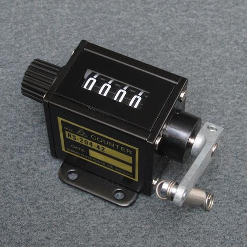 京北計器工業 ラチェット式カウンター(右ハンドル/トップカミング) [4桁] EA714CA-2 4550061736128【別送品】