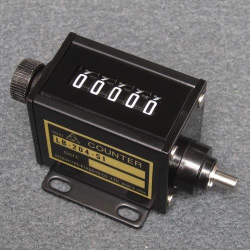 京北計器工業 レボリューション式カウンター(右軸) [5桁] EA714CA-21 4550061736920【別送品】