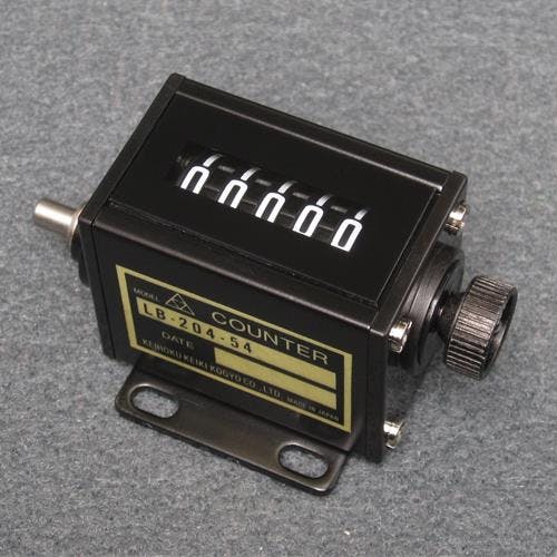 京北計器工業 レボリューション式カウンター(左軸) [5桁] EA714CA-22 4550061736937【別送品】