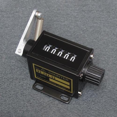 京北計器工業 ラチェット式カウンター(左ハンドル/トップゴーイング) [5桁] EA714CA-13 4550061736951【別送品】