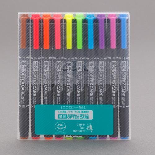 ESCO 10色 蛍光ペンセット EA765BS-10 4550061737637(CDC)【別送