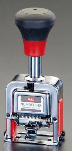 マックス(MAX) ナンバーリング 7桁5様式 EA762AF-64 4550061741788【別送品】