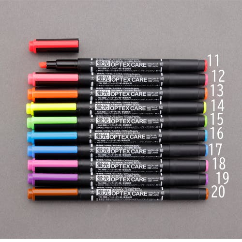 ゼブラ 水性蛍光ペン [赤紫/太・細] EA765BS-18B 4550061746295【別送