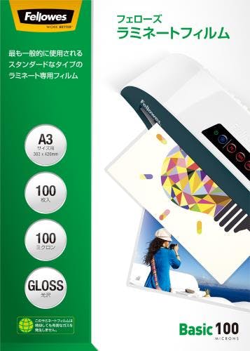 フェローズジャパン ラミネートフィルム(100枚) 303x426mm/A3 EA761HE-117 4550061747650【別送品】