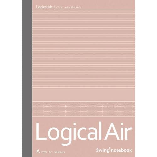 ナカバヤシ 罫線A6ノート(50ページ/10冊) 7mm EA762GB-32 4550061748589【別送品】