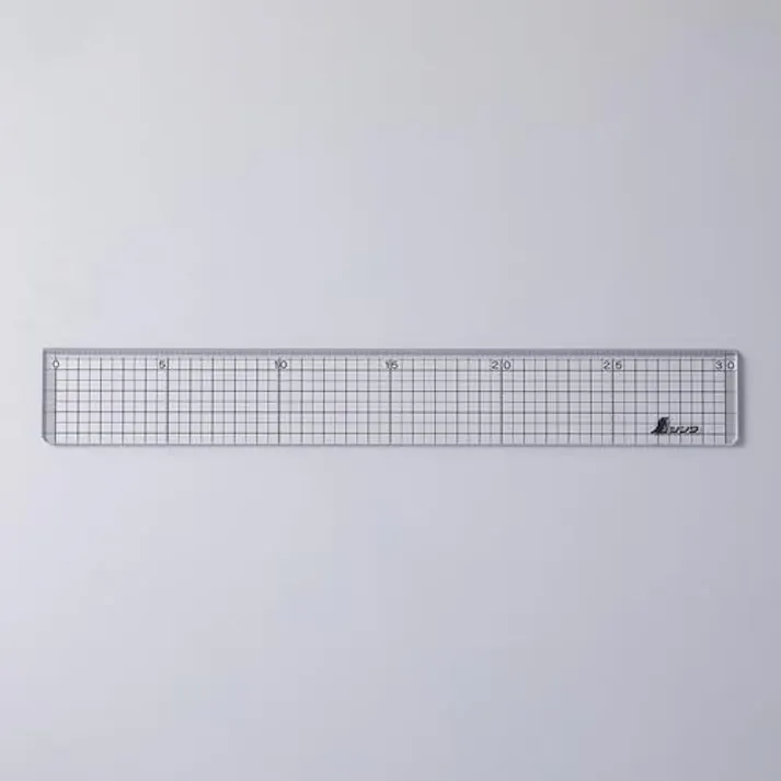 シンワ測定 方眼定規 45cm EA720YG-57 4550061758441【別送品】