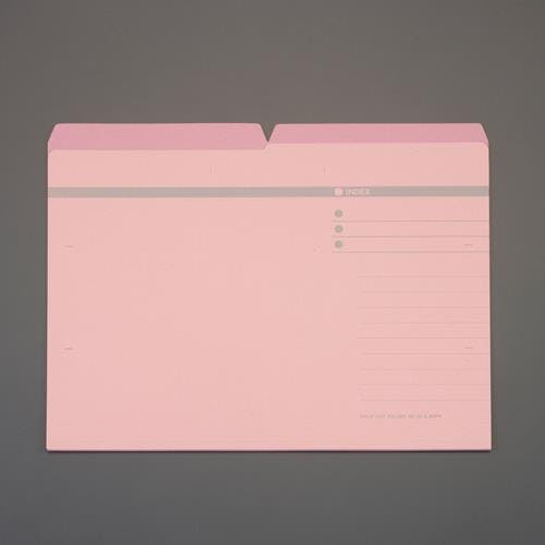ライオン事務器(LION) カラーフォルダー[ピンク](20冊) A4/240x311mm EA762CF-216 4550061778470【別送品】