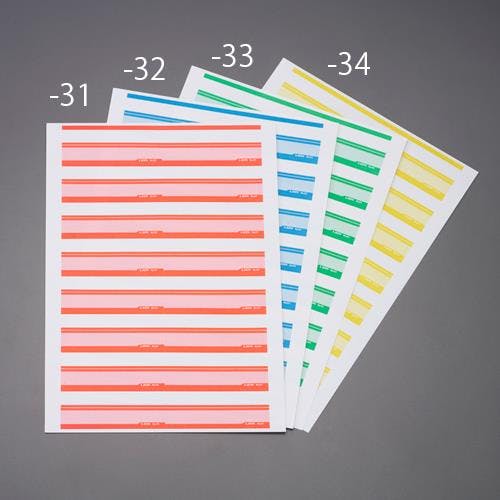 ライオン事務器(LION) フォルダーラベル(緑/10シート/160片) 33x86mm EA762CS-33 4550061778845【別送品】