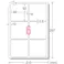 エーワン(A-one) プリンターラベル(強粘着/4枚) A4判/6面 EA759XE-73 4550061786154【別送品】