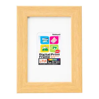 ナカバヤシ デジタルプリントフレーム(ナチュラル) L/チェキ判 EA761LP-59 4550061797167【別送品】