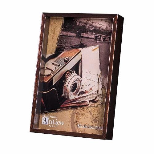 ナカバヤシ フォトフレーム(ブラウン) KG判 EA761LP-106 4550061798034【別送品】