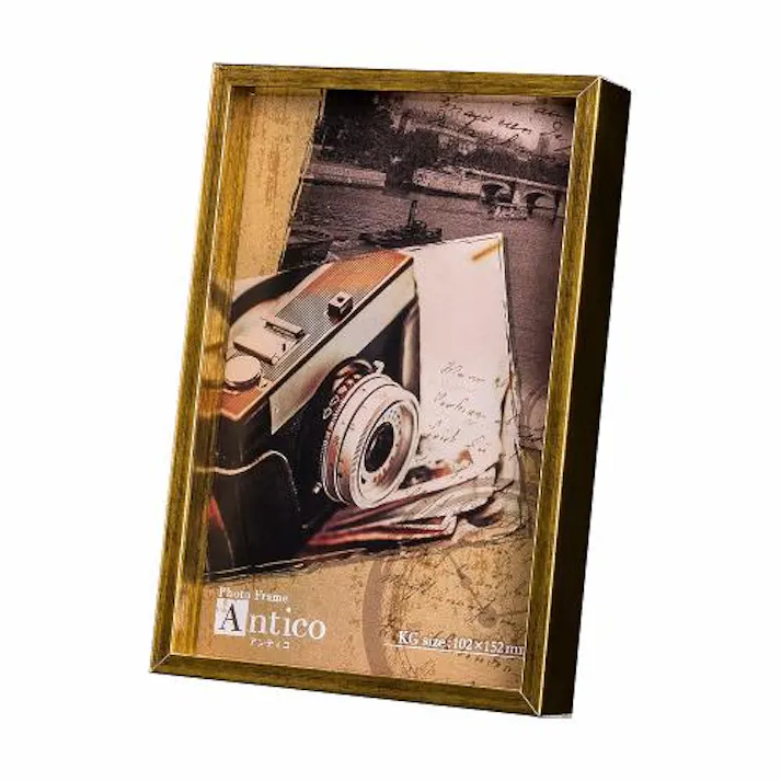 ナカバヤシ フォトフレーム(ゴールド) KG判 EA761LP-107 4550061798041【別送品】