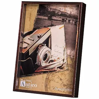 ナカバヤシ フォトフレーム(ブラウン) 2L判 EA761LP-111 4550061798058【別送品】