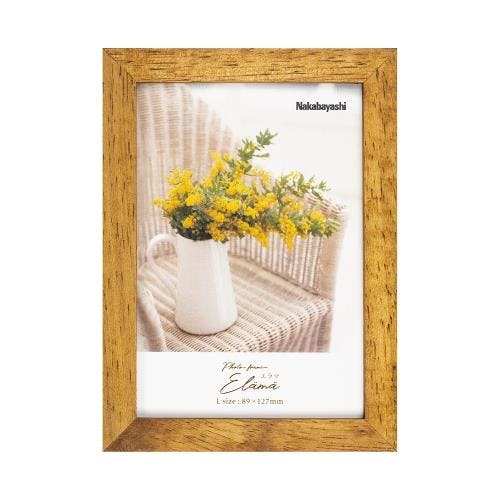 ナカバヤシ フォトフレーム(ブラウン) L判 EA761LP-131 4550061798072【別送品】