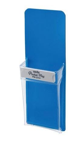 セキセイ(sedia) マグネットポケット(ブルー) 165x60mm EA762DB-70B 4550061818909【別送品】