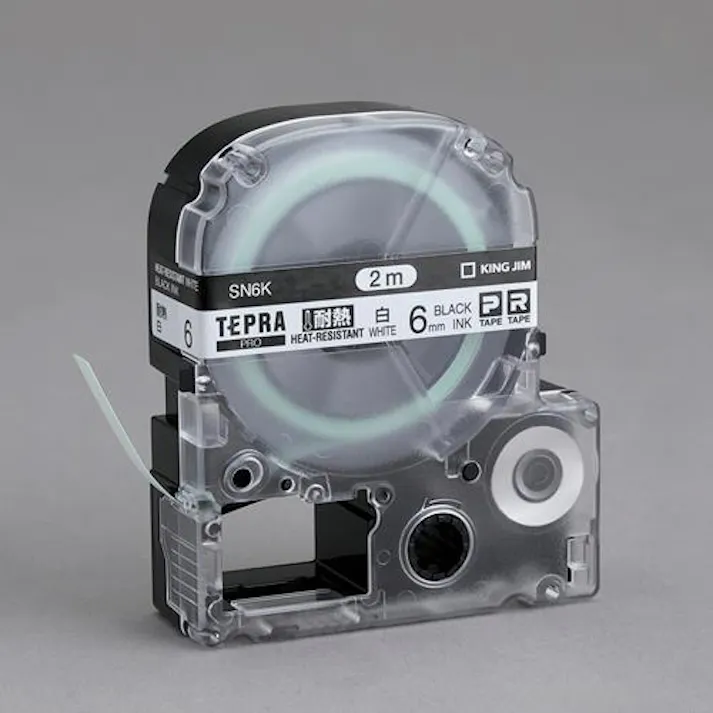 キングジム(KINGJIM) 6mm テープカセット(耐熱/白) EA761DF-11 4550061823224(CDC)【別送品】
