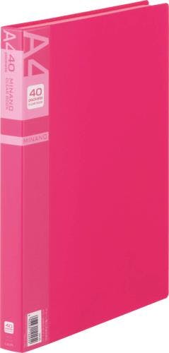 ライオン事務器(LION) クリアーブック(40枚/赤) A4/S型 EA762CC-71 4550061839829【別送品】