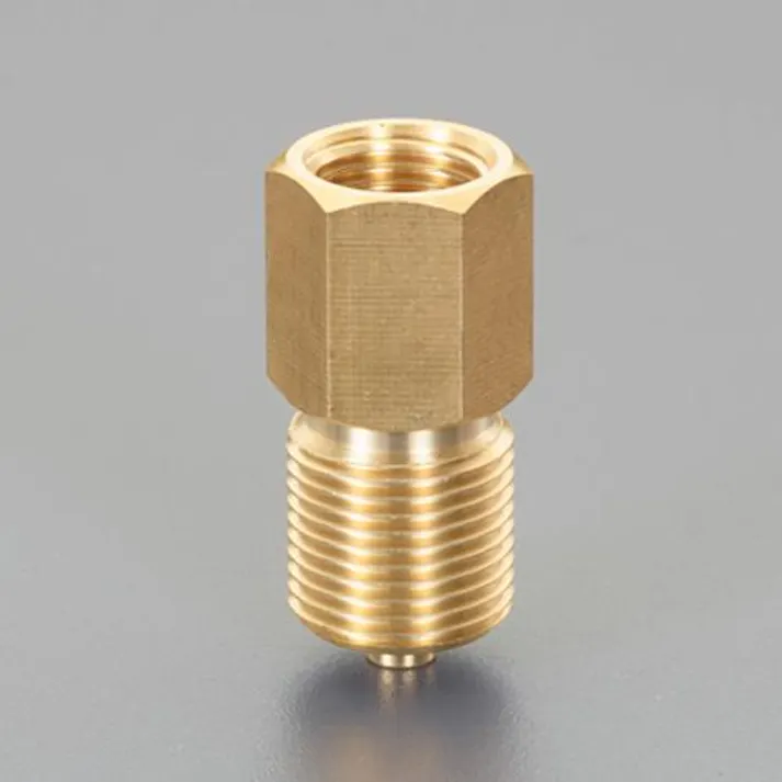 ESCO G3/8"xG1/4" ジョイント継手(圧力計用/黄銅) EA729HA-2 4550061850770(CDC)【別送品】