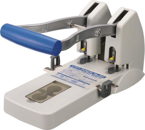 ライオン事務器(LION) 強力型パンチ 178x336x166mm/165枚 EA762MD-7 4550061850978【別送品】