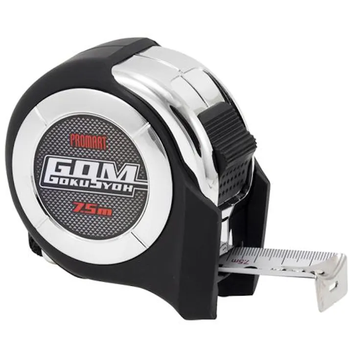 原度器(PROMART) 25mmx7.5m メジャー(ストッパー/クリップ付) EA720HP-7.5 4550061879405(CDC)【別送品】