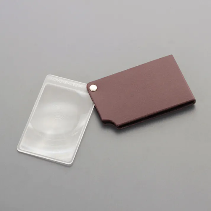 エッシェンバッハ光学 ポケットルーペ(角型/ボルドー) x2.5/48x74mm EA756B-91 4550061881958【別送品】